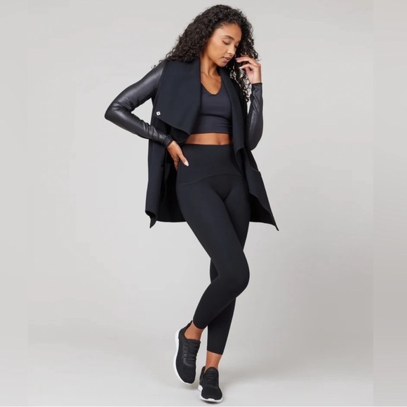 Spanx Black Drape Jacket XS - Picture 3 of 13